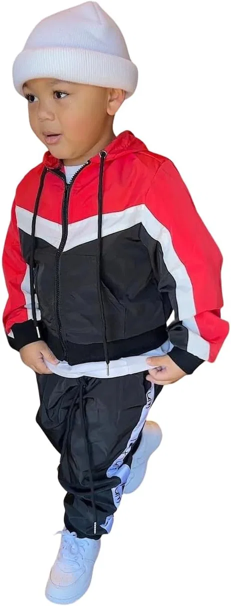 Детский спортивный костюм Tantrumz, Black/Red/White