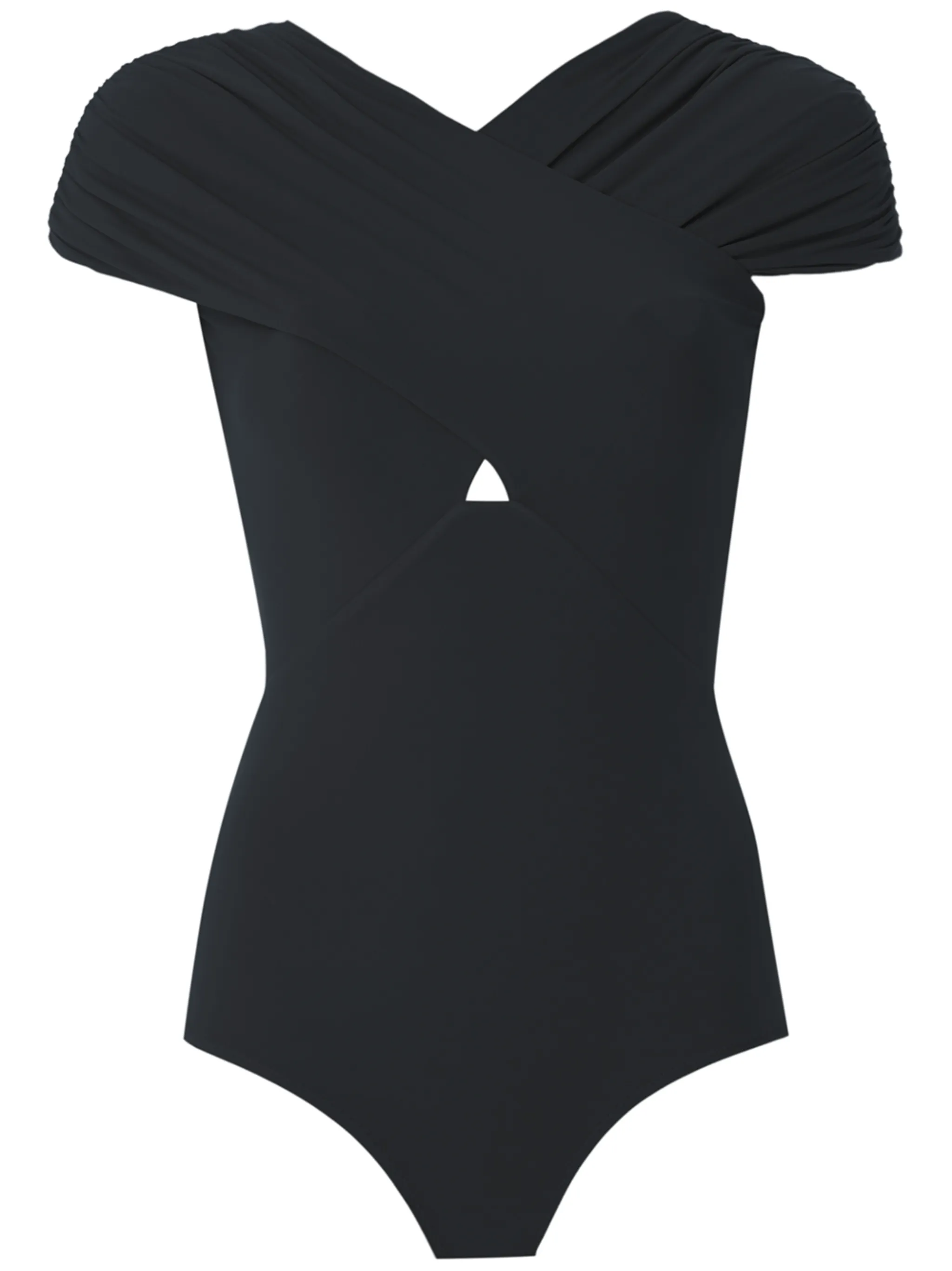 

Блузка-боди с открытой спиной Amir Slama, черный