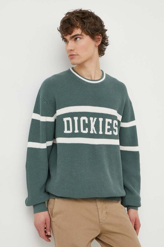 

Хлопковый свитер Melvern Dickies, зеленый