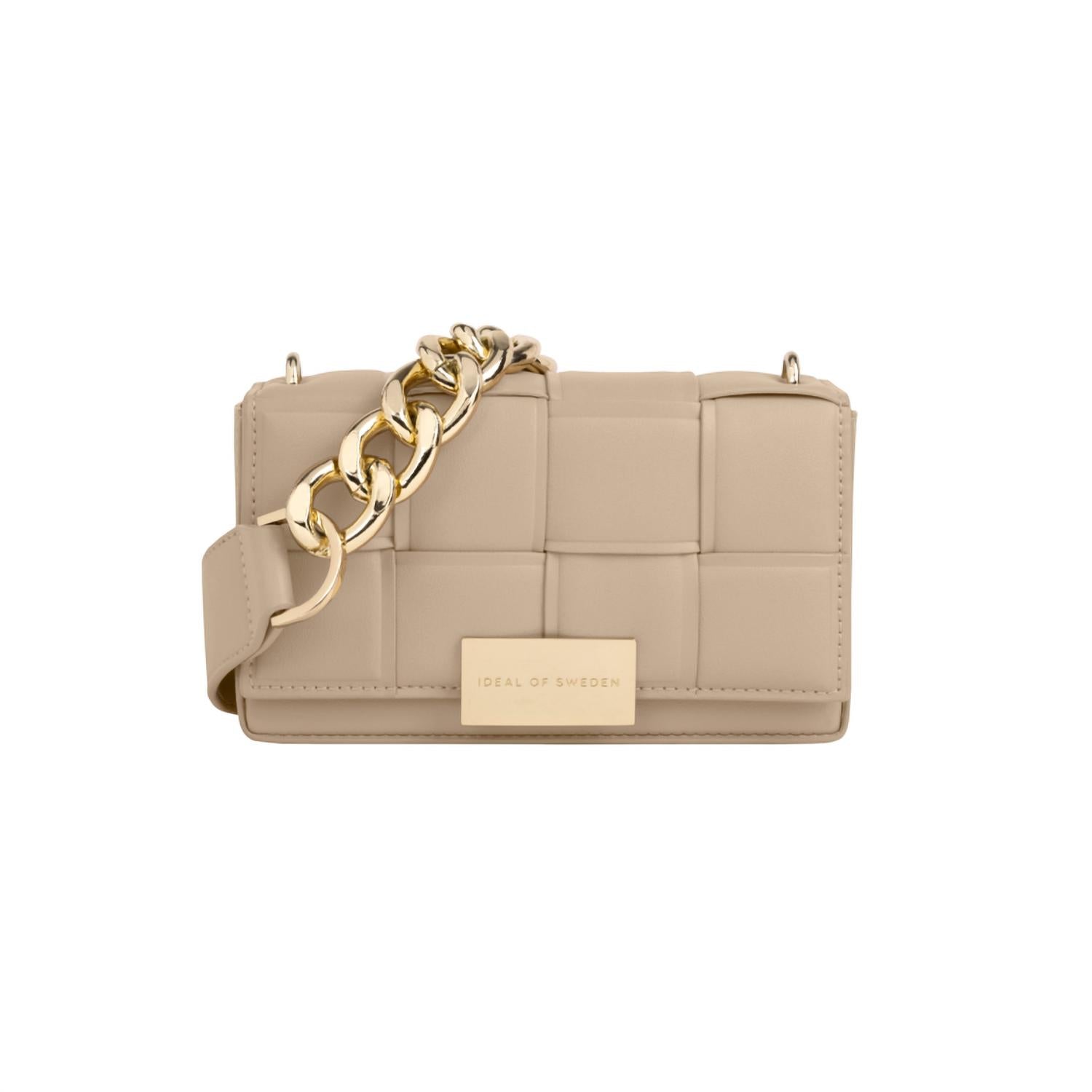 

Женская плетеная сумка через плечо цвета верблюжьей шерсти Ideal Of Sweden, коричневый