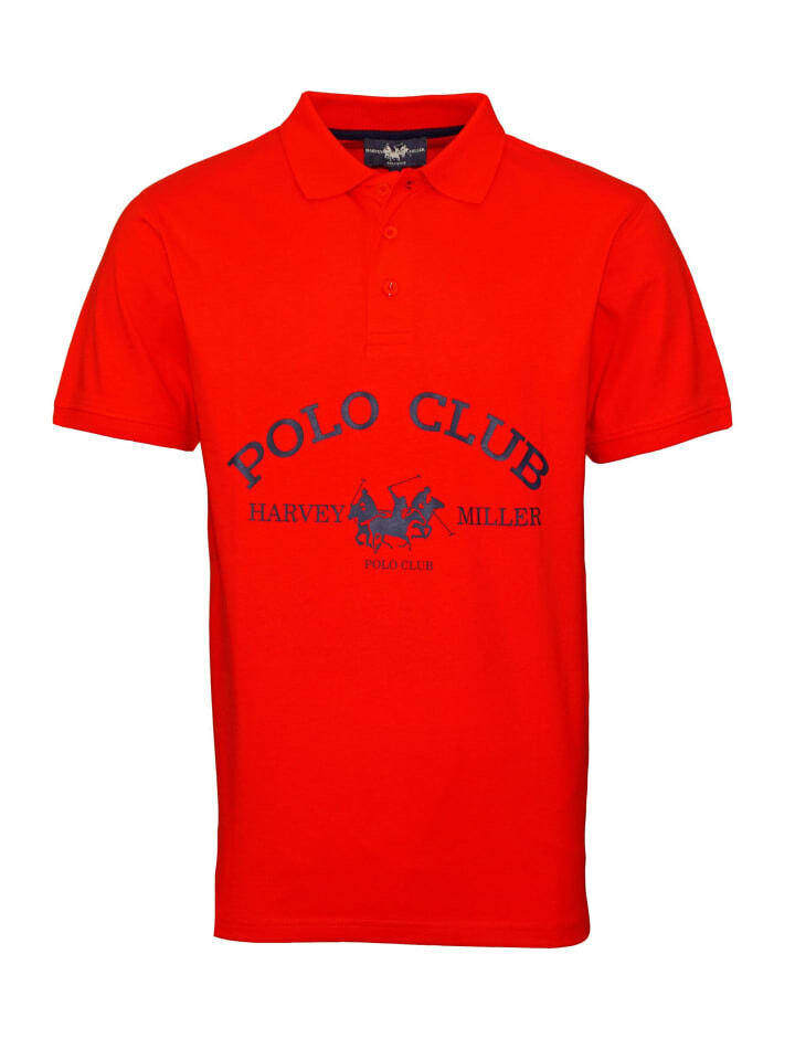 

Футболка поло HARVEY MILLER POLO CLUB, красный