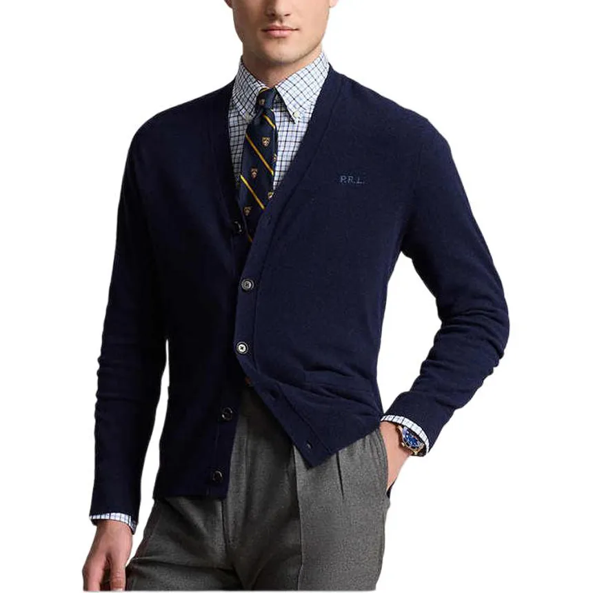 Polo Ralph Lauren FW24 Свитер мужской темно-синий — фото 4