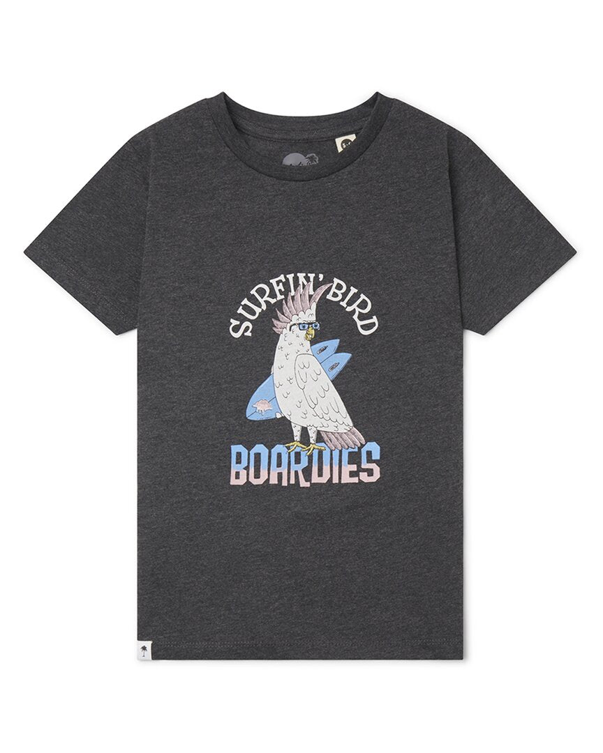 

Футболка с круглым вырезом Boardies Surf'In Bird Boardies, Charcoal