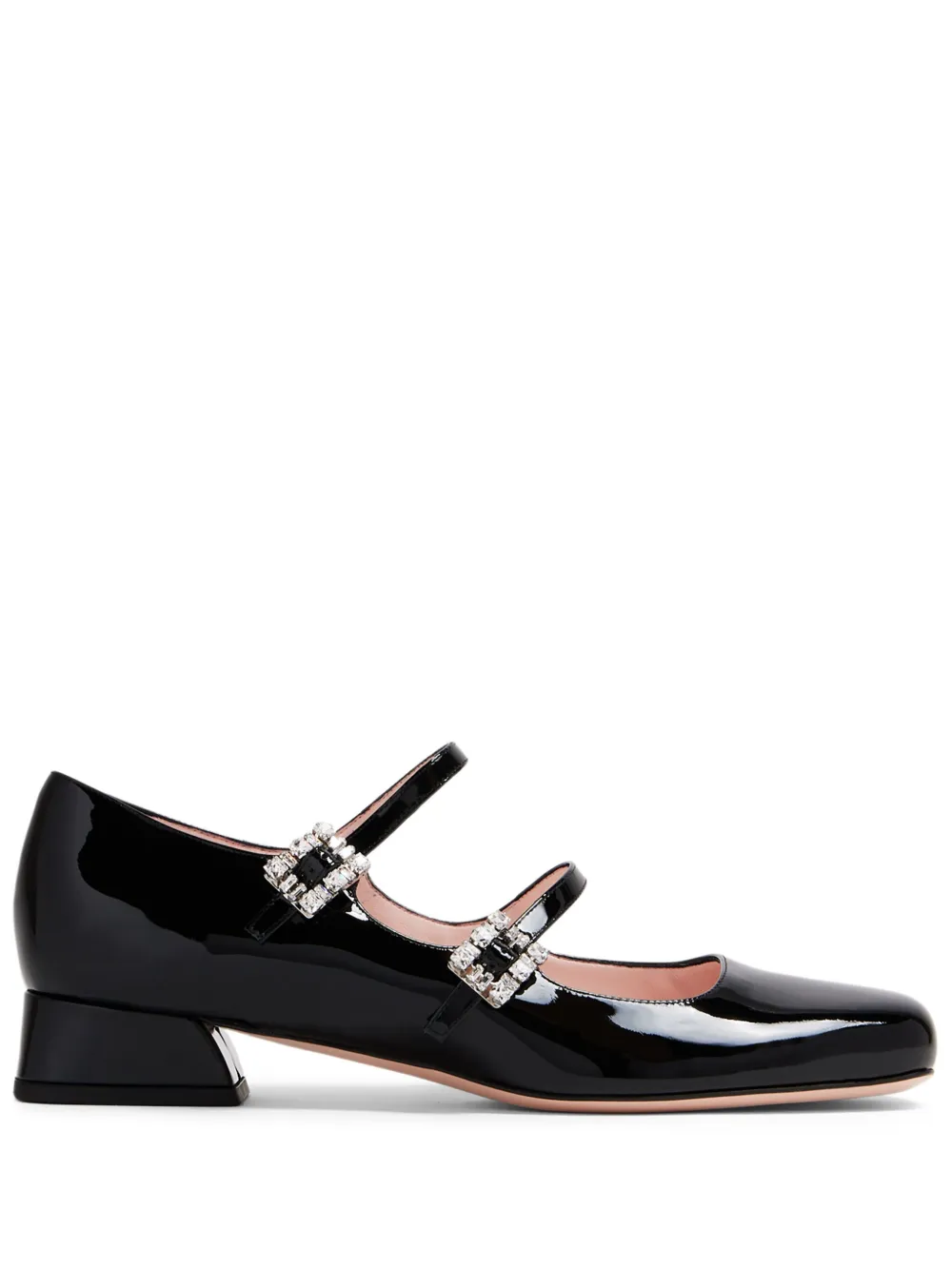 Туфли Trés Vivier с кристаллами Roger Vivier, черный