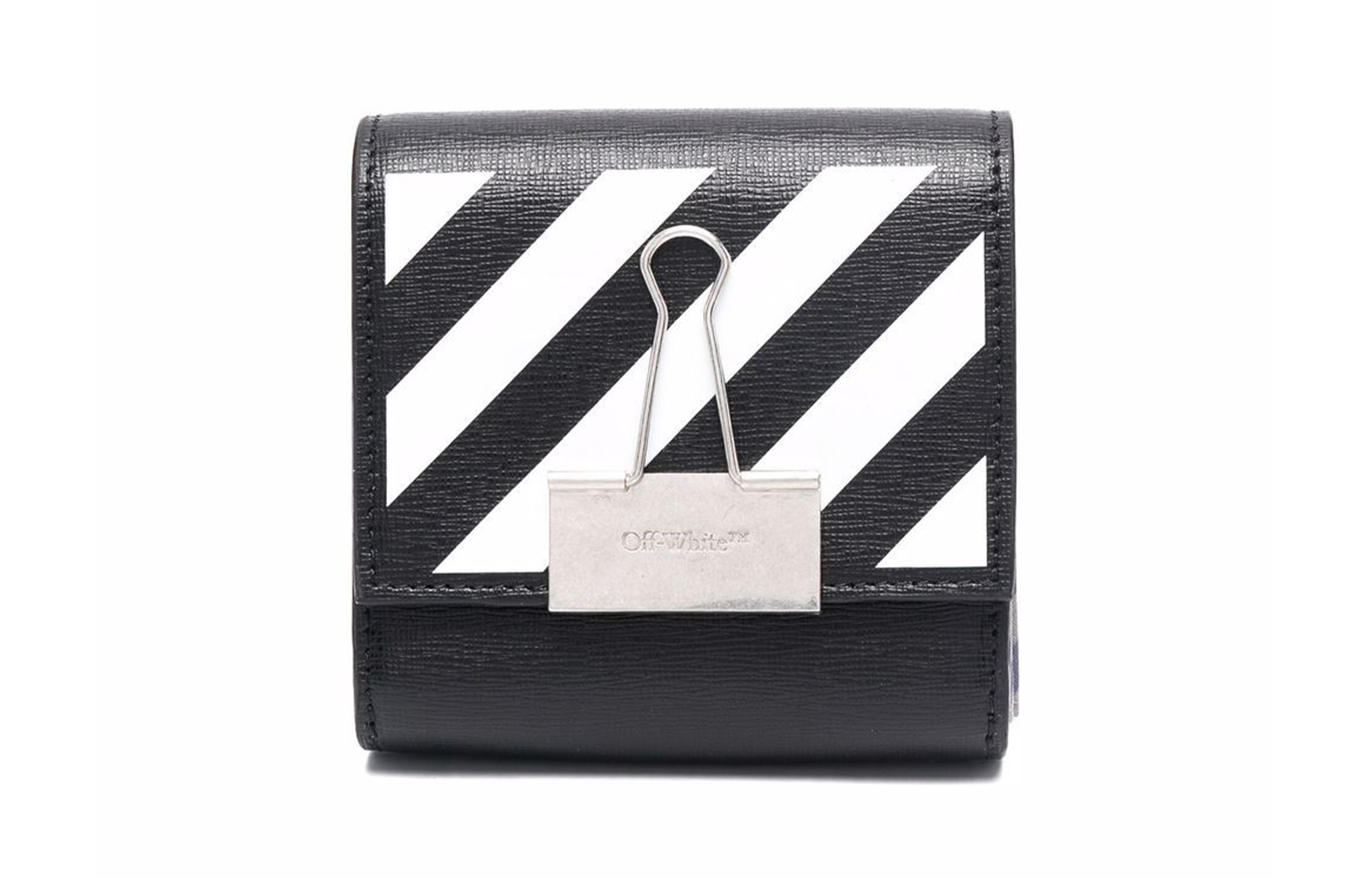 

OFF-WHITE Женский кожаный кошелек OFF WHITE, белый и черный