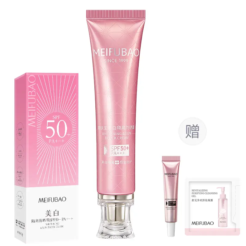 

Универсальный праймер с осветляющим эффектом и солнцезащитой UV Protection, водостойкий и устойчивый к поту SPF50/PA+++ 40мл+150мл SINCE 1999