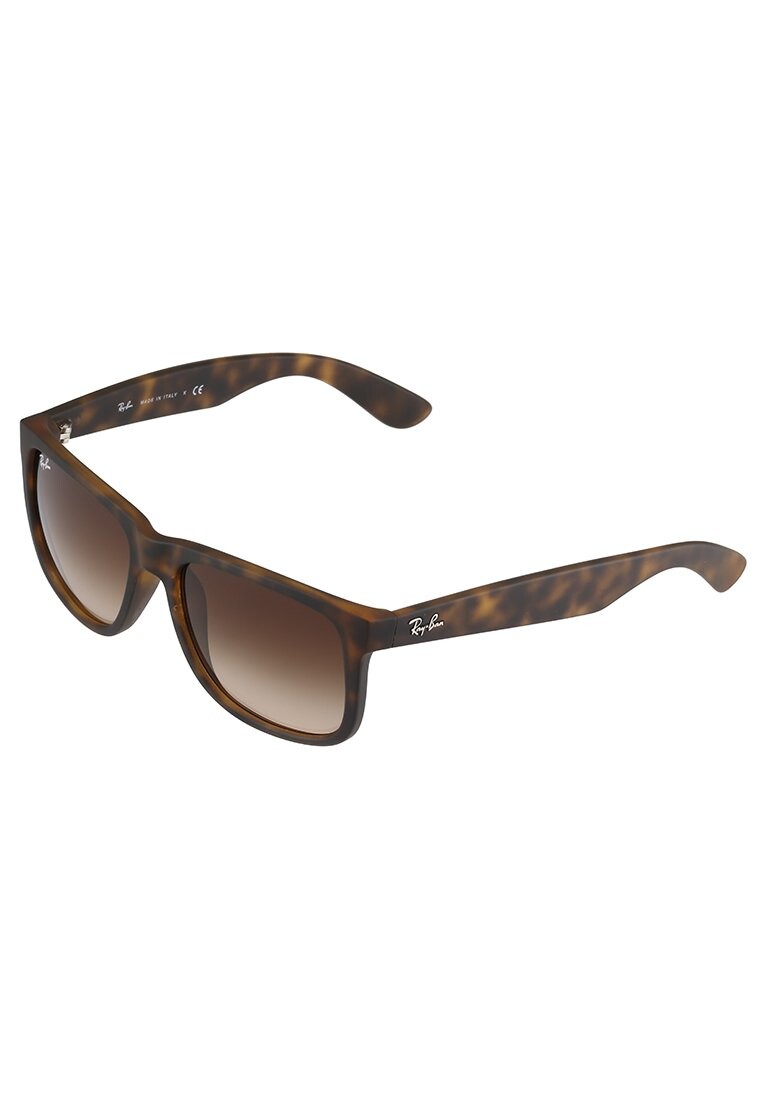 Солнцезащитные очки JUSTIN Classic RB4165 Ray-Ban, размер 56, Matte Havana/Dark Brown