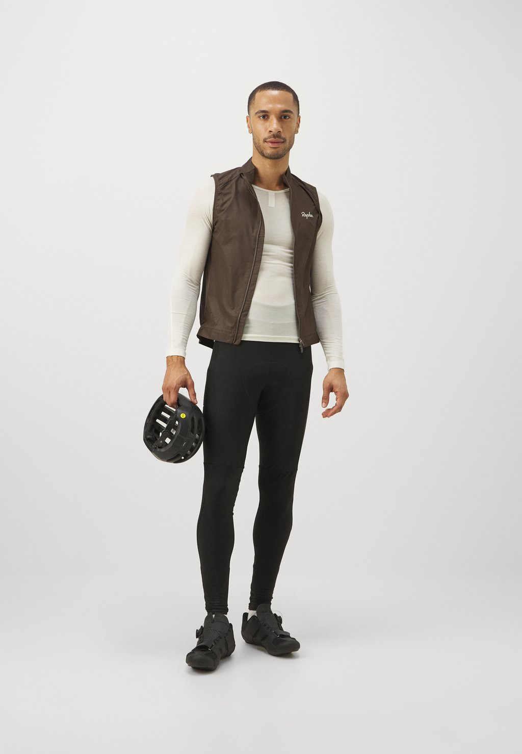 

Топ с длинными рукавами BASE LAYER LONG SLEEVE Rapha, молочный