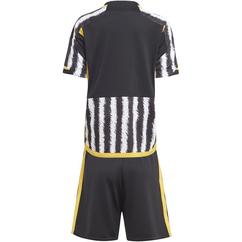 Мини-Домашний костюм болельщика «Ювентуса» Турин 23/24 Adidas, черный — фото 2