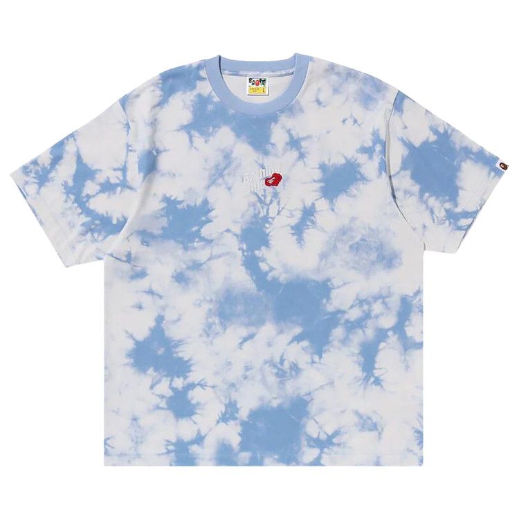 

Футболка BAPE Cloud Head Bleach Dye Tee, Blue