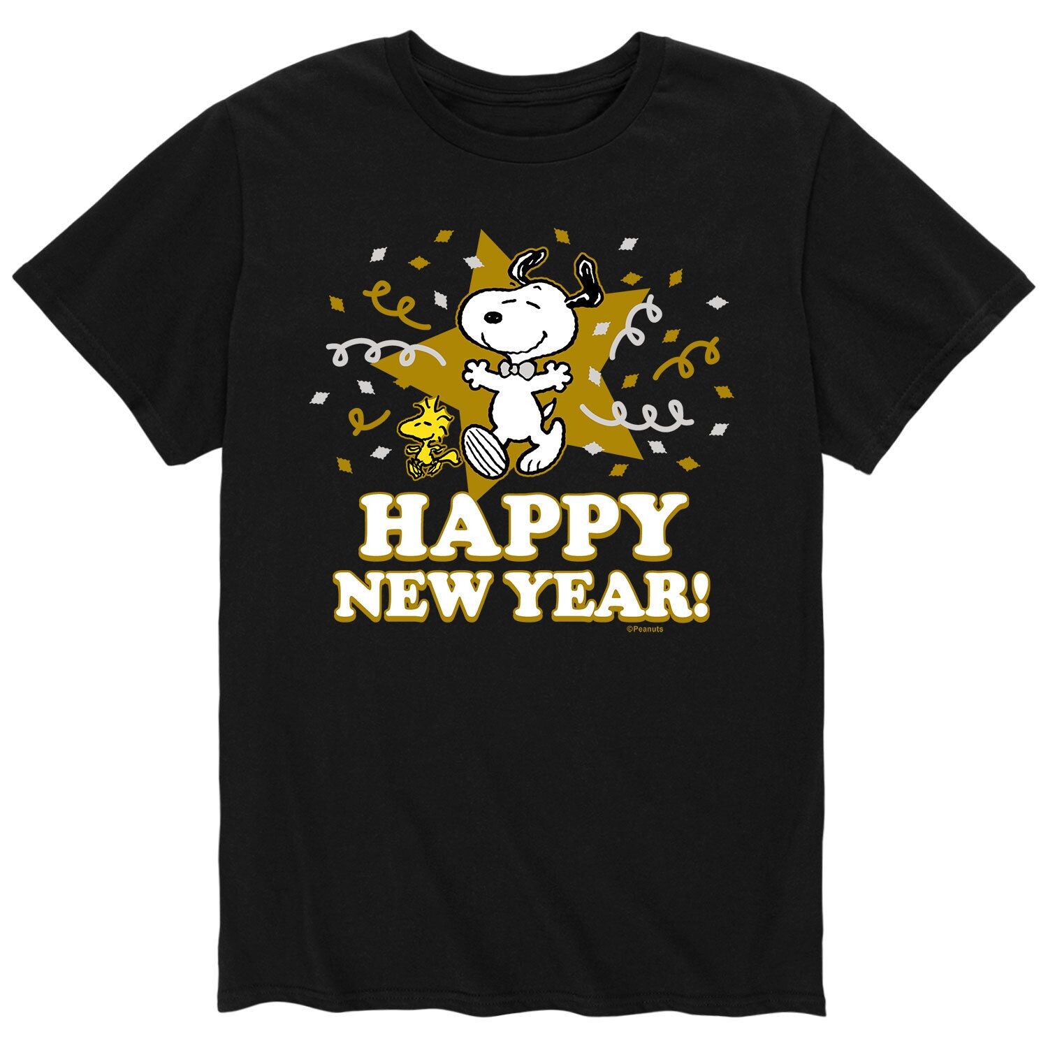 

Мужская футболка Happy New Year с арахисом Licensed Character