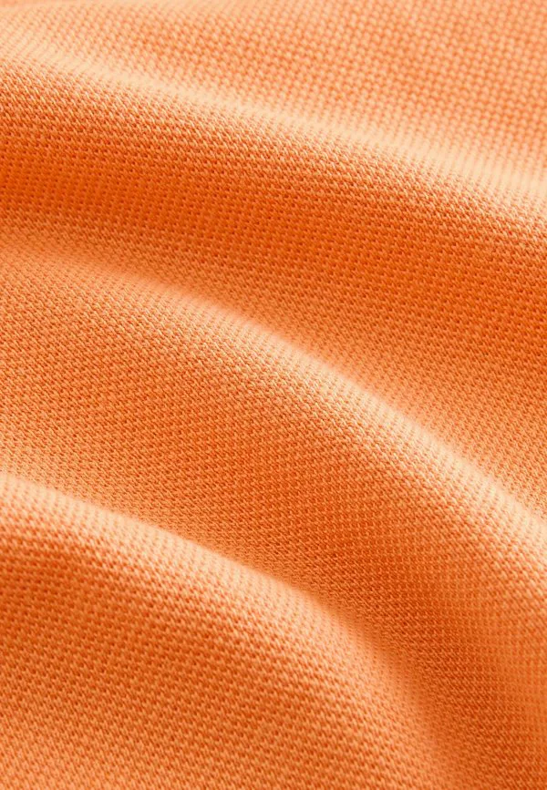 Однотонная стандартная рубашка поло с коротким рукавом Next, Bright Orange — фото 3
