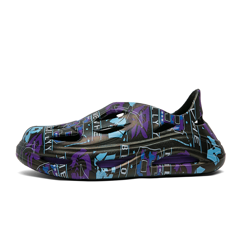 

KLAOSD Клоги мужские черно-фиолетовые, цвет Black Purple