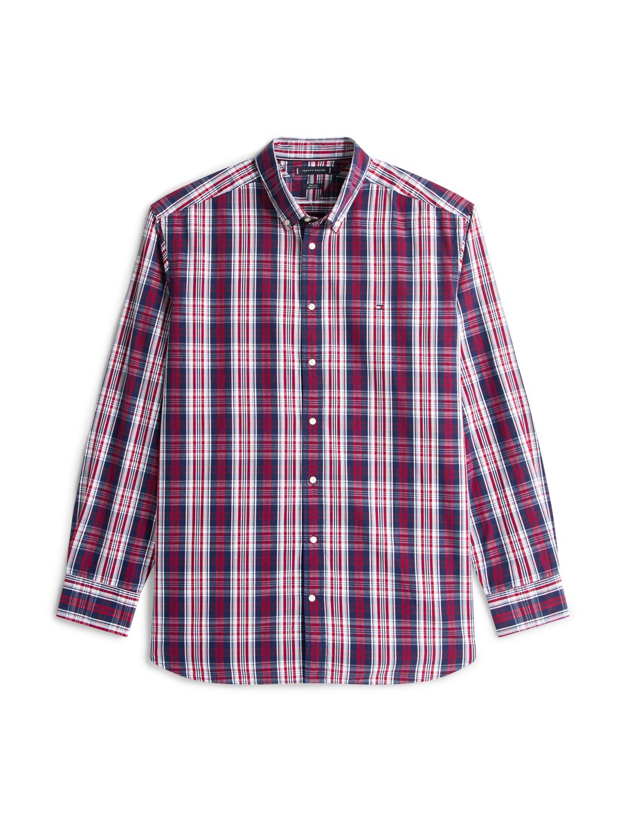 

Рубашка на пуговицах классического кроя Tommy Hilfiger Big & Tall, темно-синий