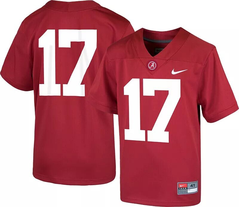 

Футбольная Рубашка Nike Toddler Alabama Crimson Tide # 17 Crimson Replica