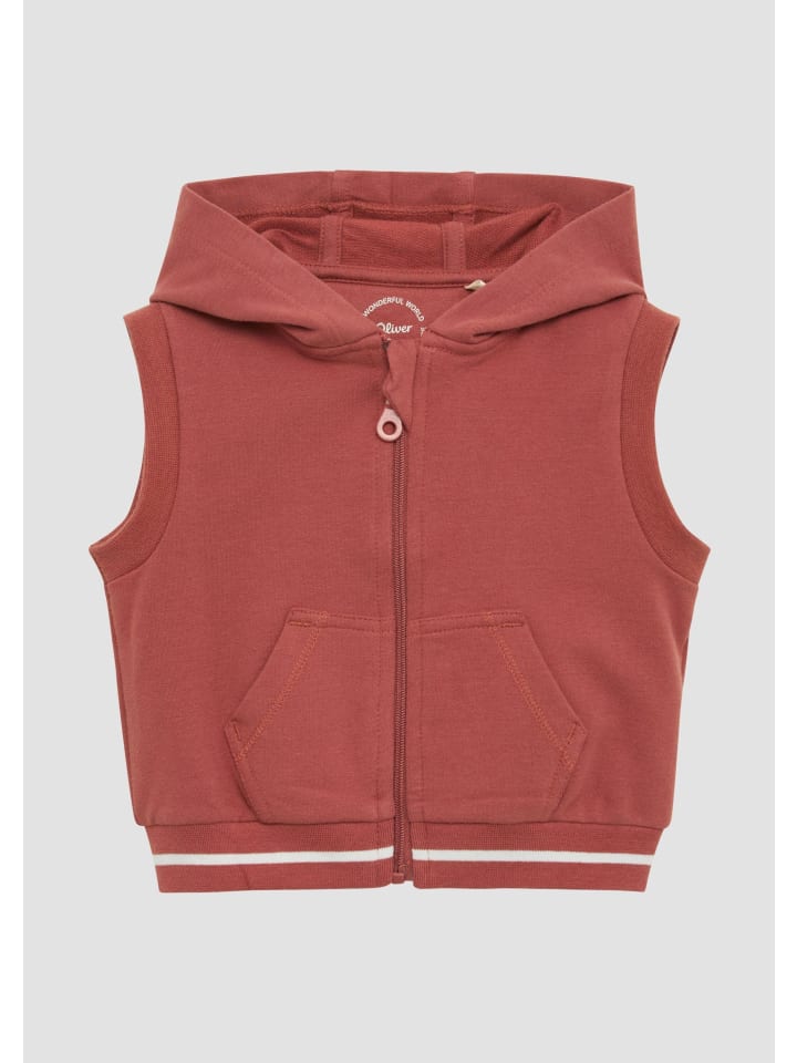 

s.Oliver Жилет для помещений, цвет 3847 рубиново-красный