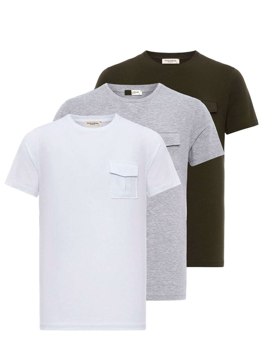 

Рубашка Anou Anou, цвет Grey/Anthracite/White