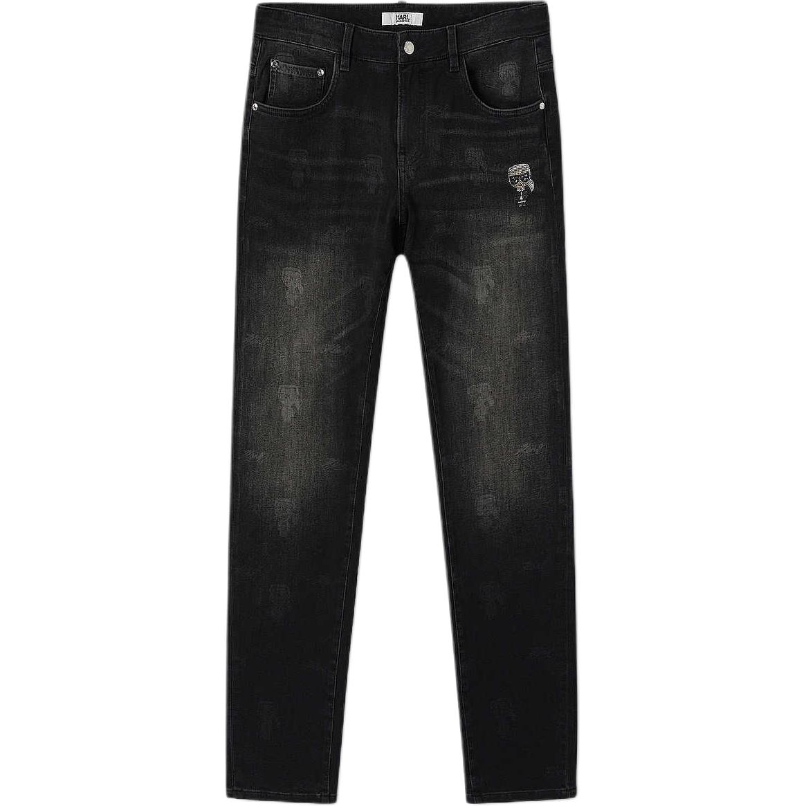 

KARL LAGERFELD / Karl Lagerfeld Jeans Карл Лагерфельд Джинсы мужские черные