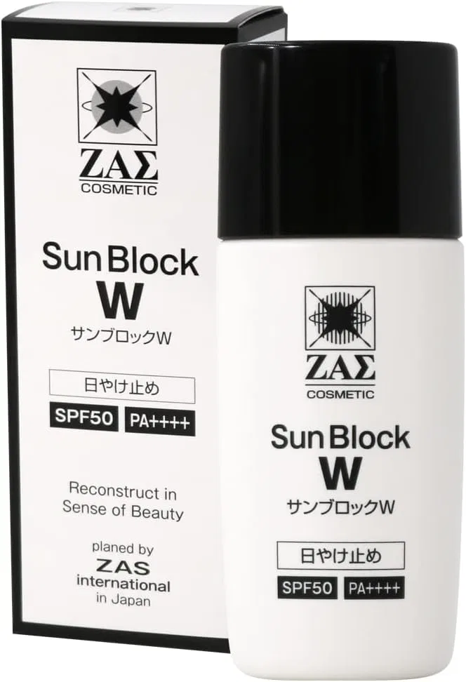 Солнцезащитный крем ZAS Sunscreen Cream Sunblock W 1.2 oz (35 g) SPF50 PA++++ Zas Cosmetics