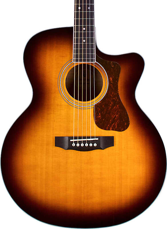 

Акустическая гитара Guild F-250CE Deluxe Maple Jumbo Acoustic-Electric Guitar, Antique Burst