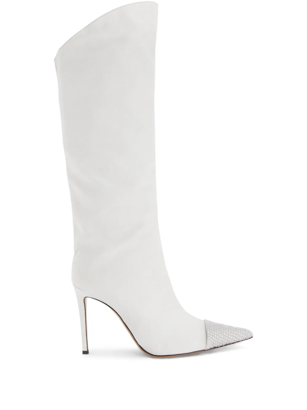 Сапоги на каблуке Alexandre Vauthier, белый