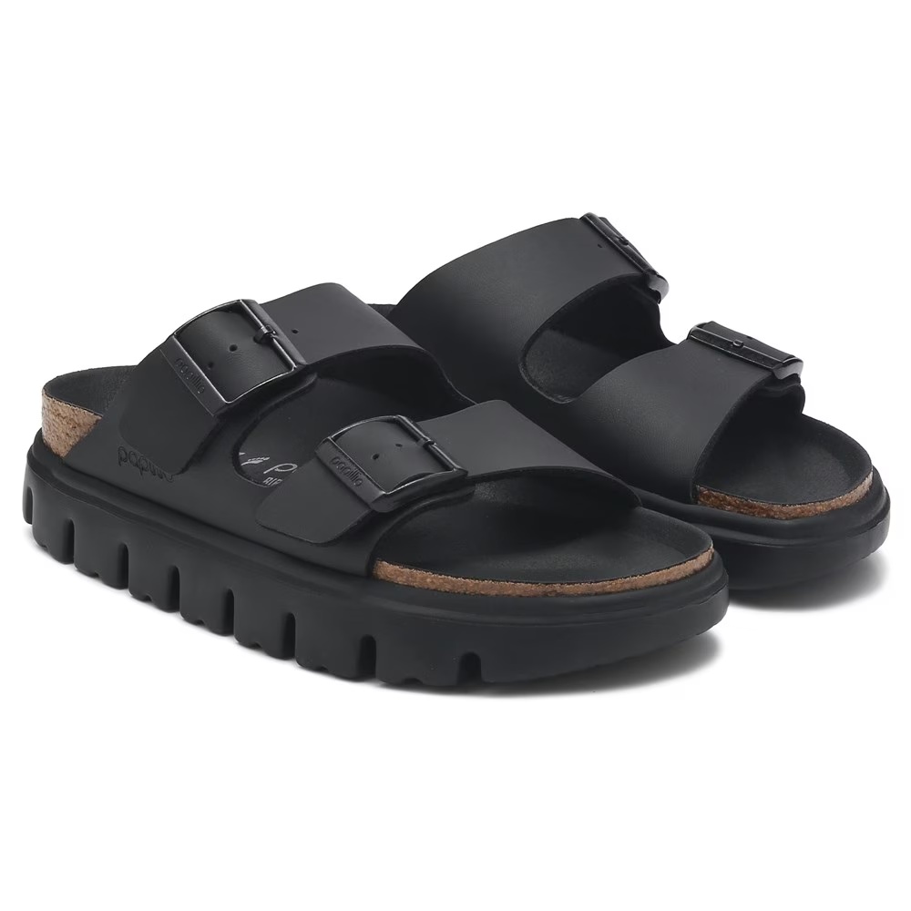 Сандалии на толстой подошве Arizona от Papillio Birkenstock, black/black