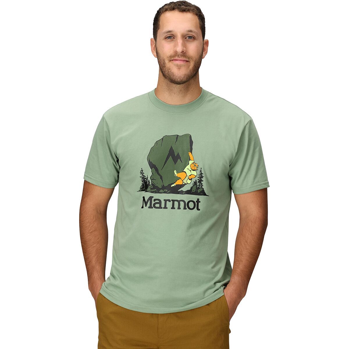 

Футболка с коротким рукавом Bouldering marty Marmot, зеленый