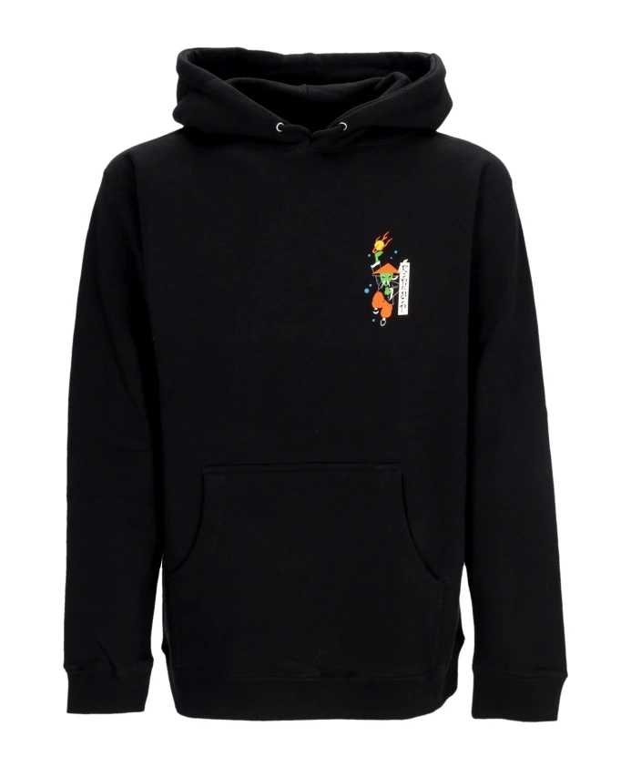 

Черная мужская толстовка с капюшоном на шнуровке Ripndip, черный