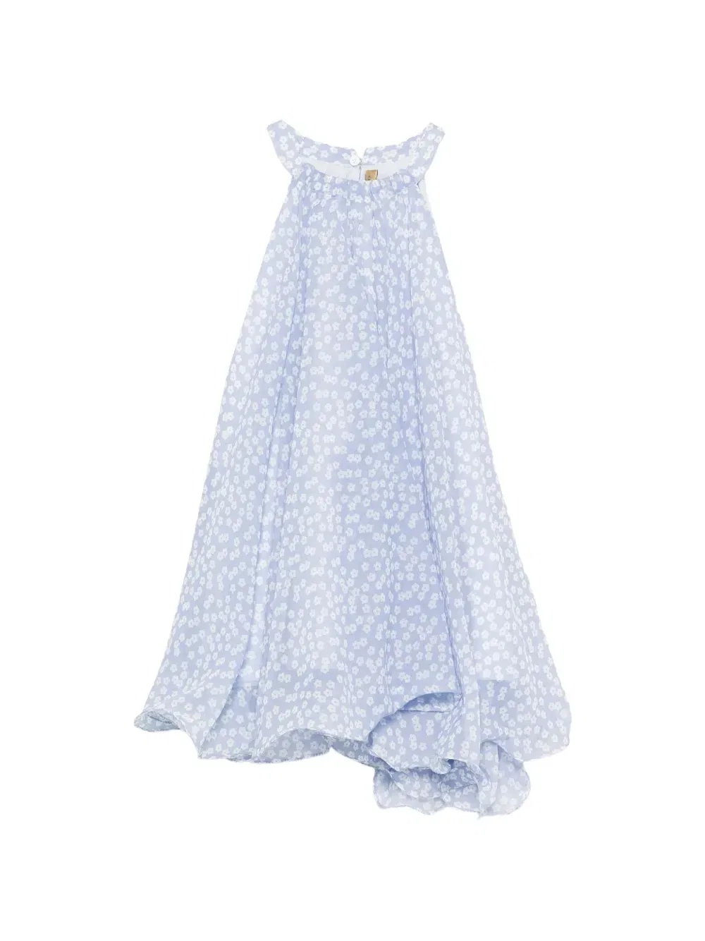 Платье с цветочным принтом Stella McCartney Kids, синий