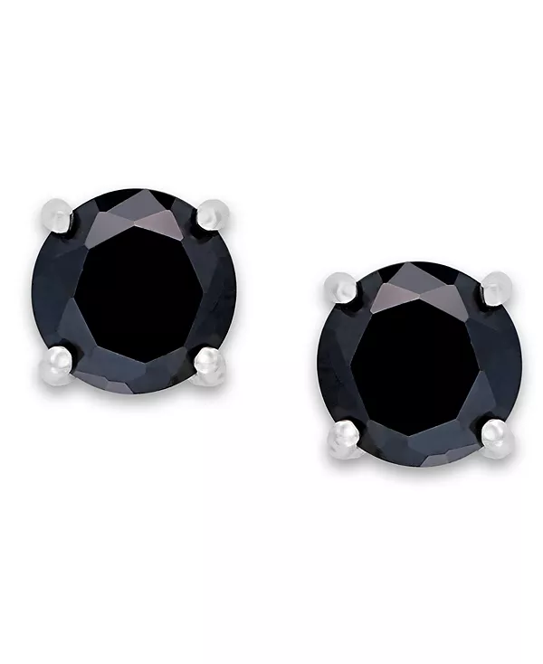 

Серьги-Гвоздики из стерлингового серебра с кубическим цирконием, созданные для Macy's Giani Bernini, black