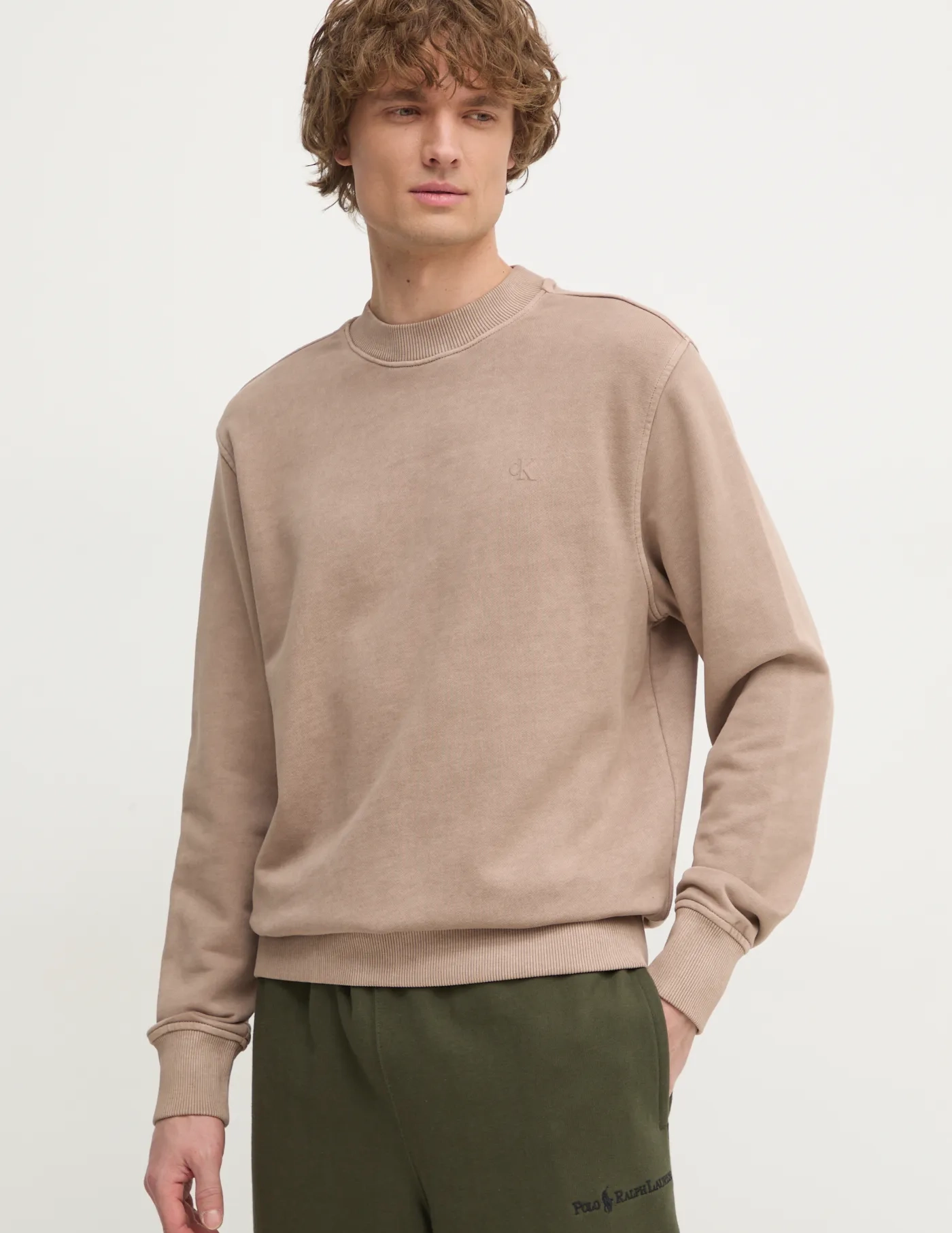 

Толстовка Calvin Klein Jeans, бежевый
