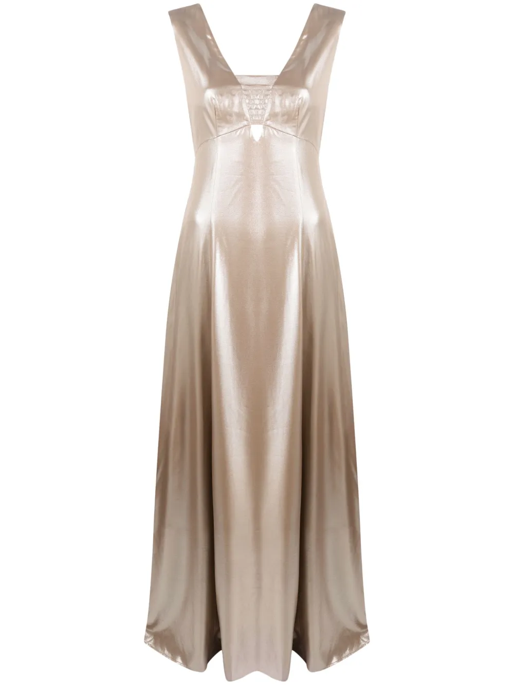 

Расклешенное платье Peserico, нейтральный