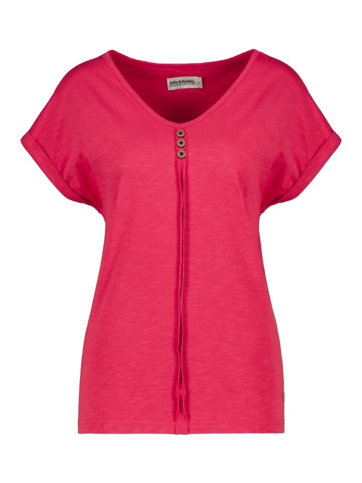 

Alife and kickin Футболка AnaisAK A малинового цвета, Красный, Alife and kickin Футболка AnaisAK A малинового цвета