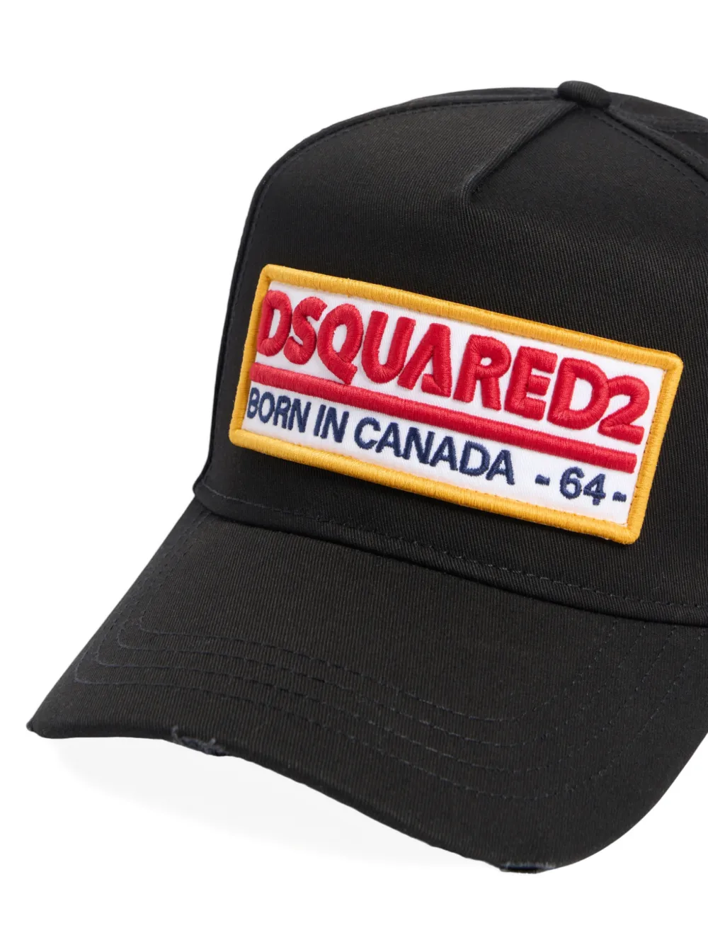 

Бейсболка с нашивкой-логотипом Dsquared2, черный