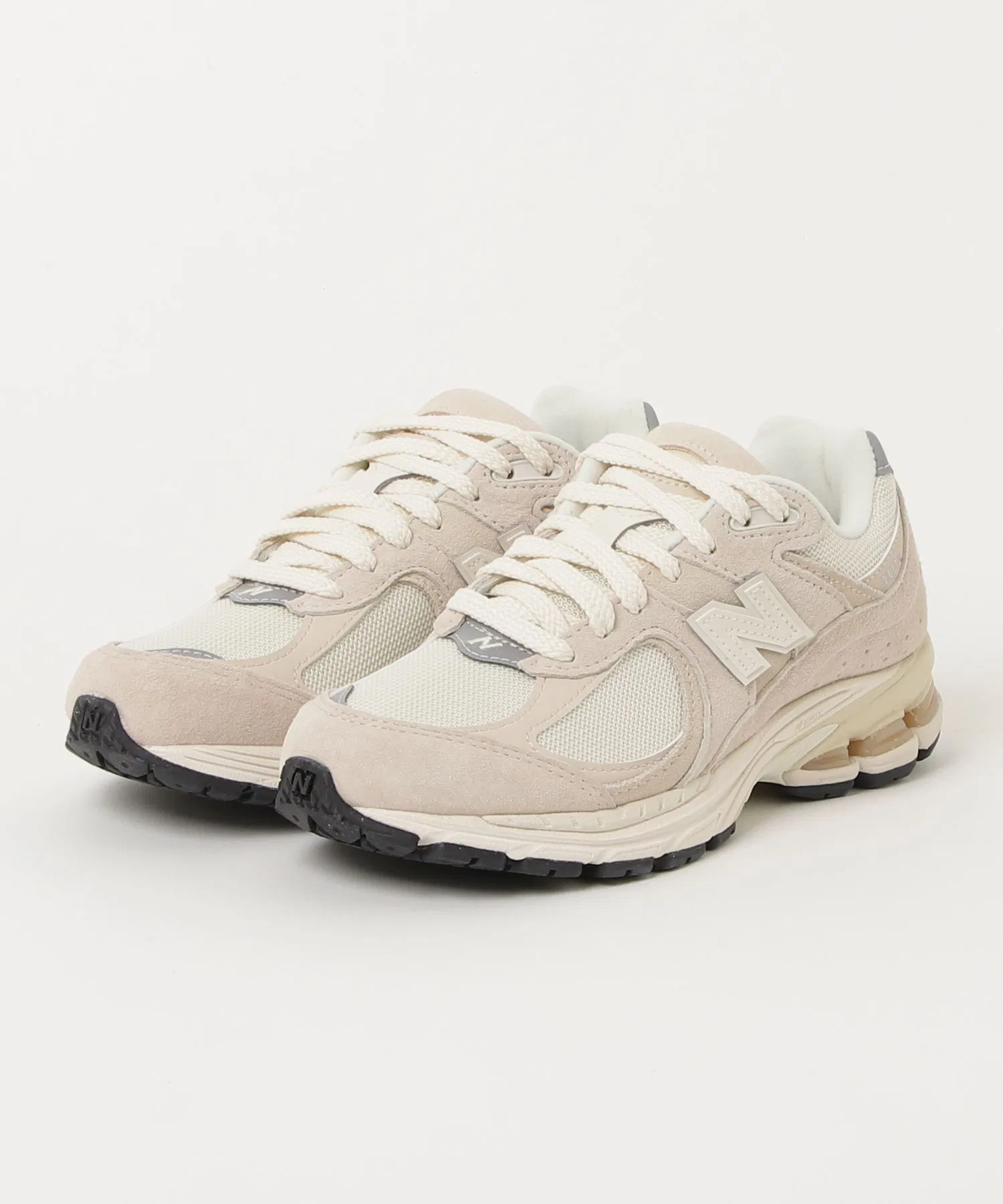 Унисекс кроссовки из натуральной кожи New Balance 2002R бежевые — фото 3