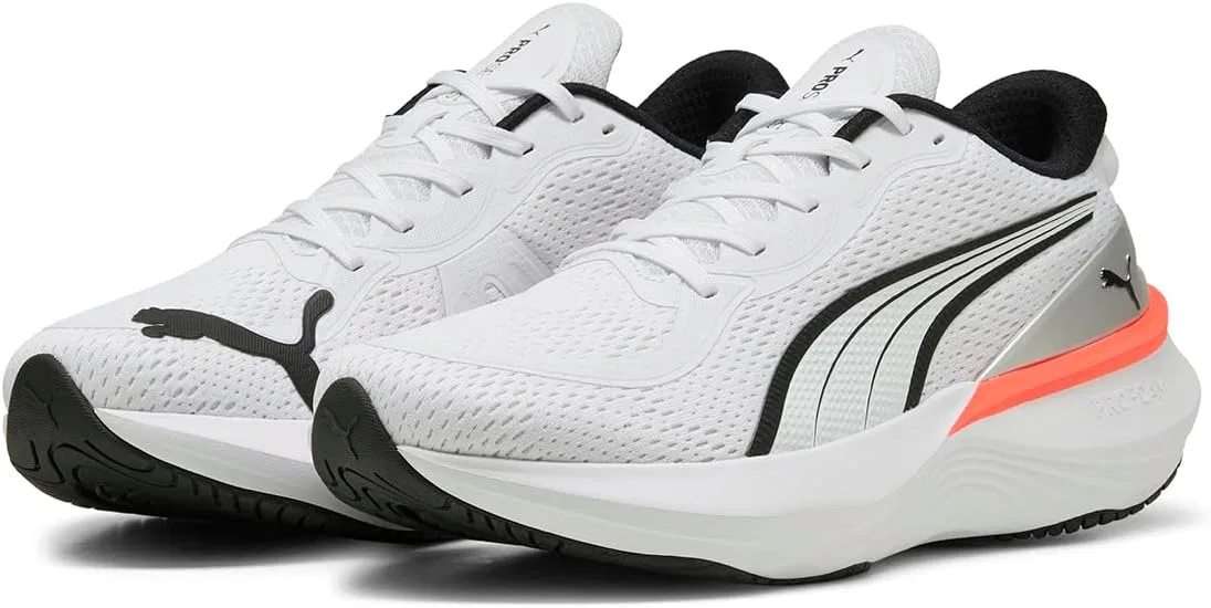 Кроссовки PUMA Scend Pro 2 унисекс для взрослых, белые/красные, блестящие — фото 3