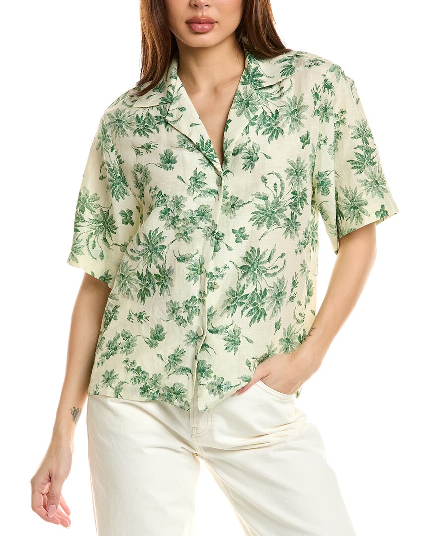 

Сандра Льняная блузка Sandro, зеленый