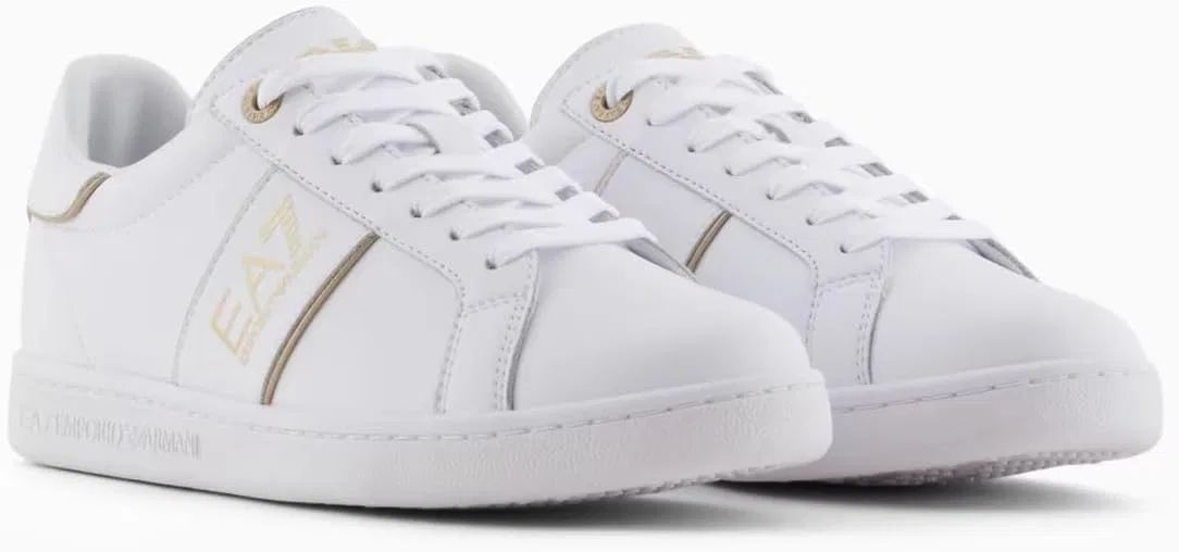 EA7 Emporio Armani Classic X8X102XK346 8056787466739 Кроссовки, White Gold U447 — фото 2
