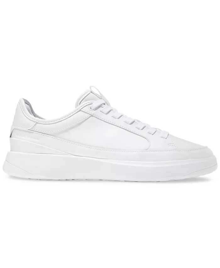 Мужские кожаные повседневные кроссовки GrandPrø All Day на шнуровке Cole Haan, белый — фото 2