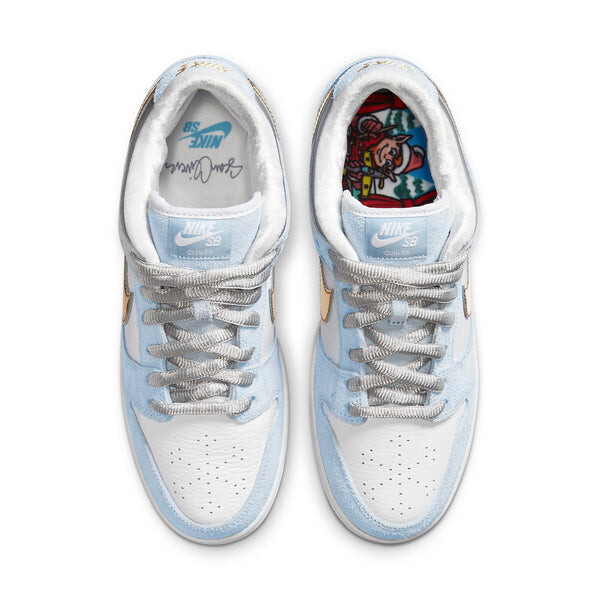 Кроссовки x sean cliver sb dunk low Nike, белый — фото 4