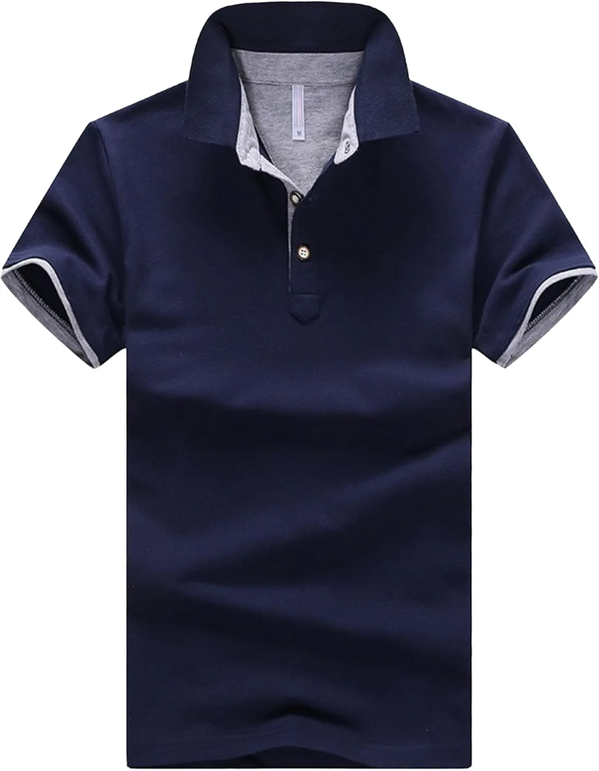 

Мужская поло с коротким рукавом и лацканом DGHM-JLMY