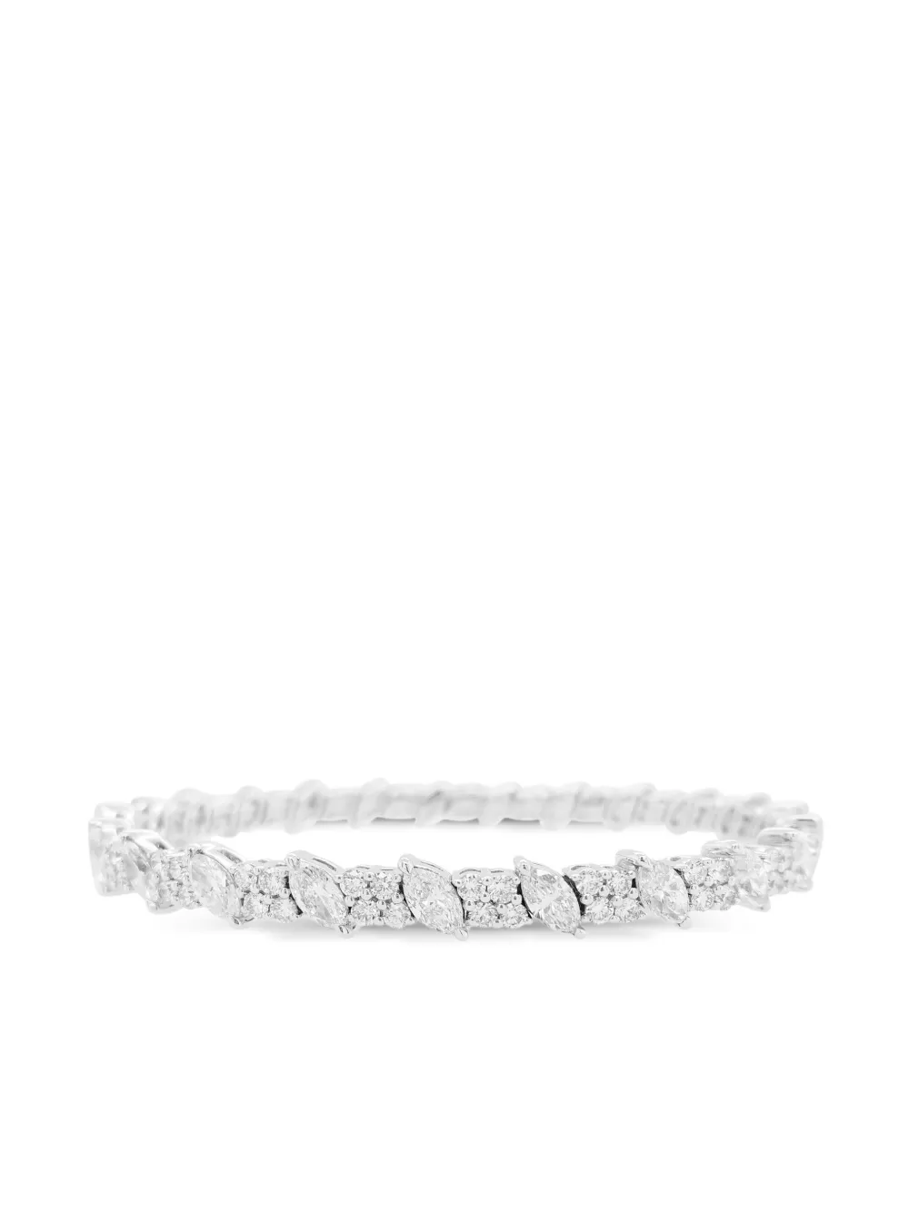 

Браслет из белого золота с бриллиантами HYT Jewelry, серебяный