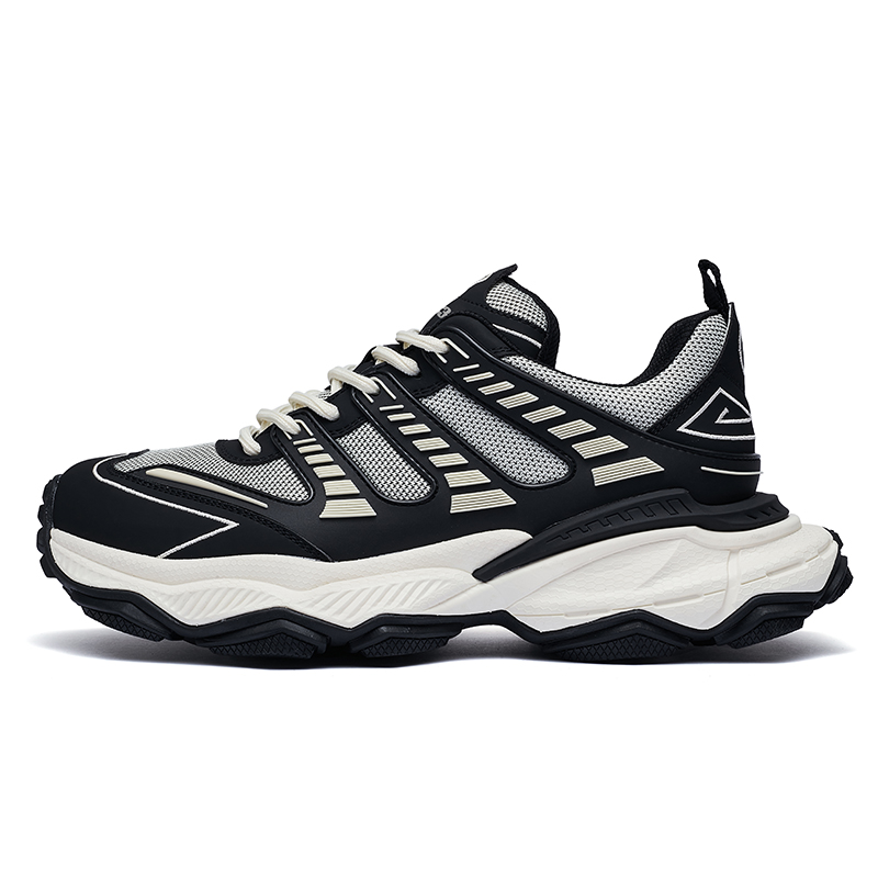 

I.30 Нескользящие, износостойкие, дышащие, увеличивающие рост низкие кроссовки на массивной подошве, мужские, черные