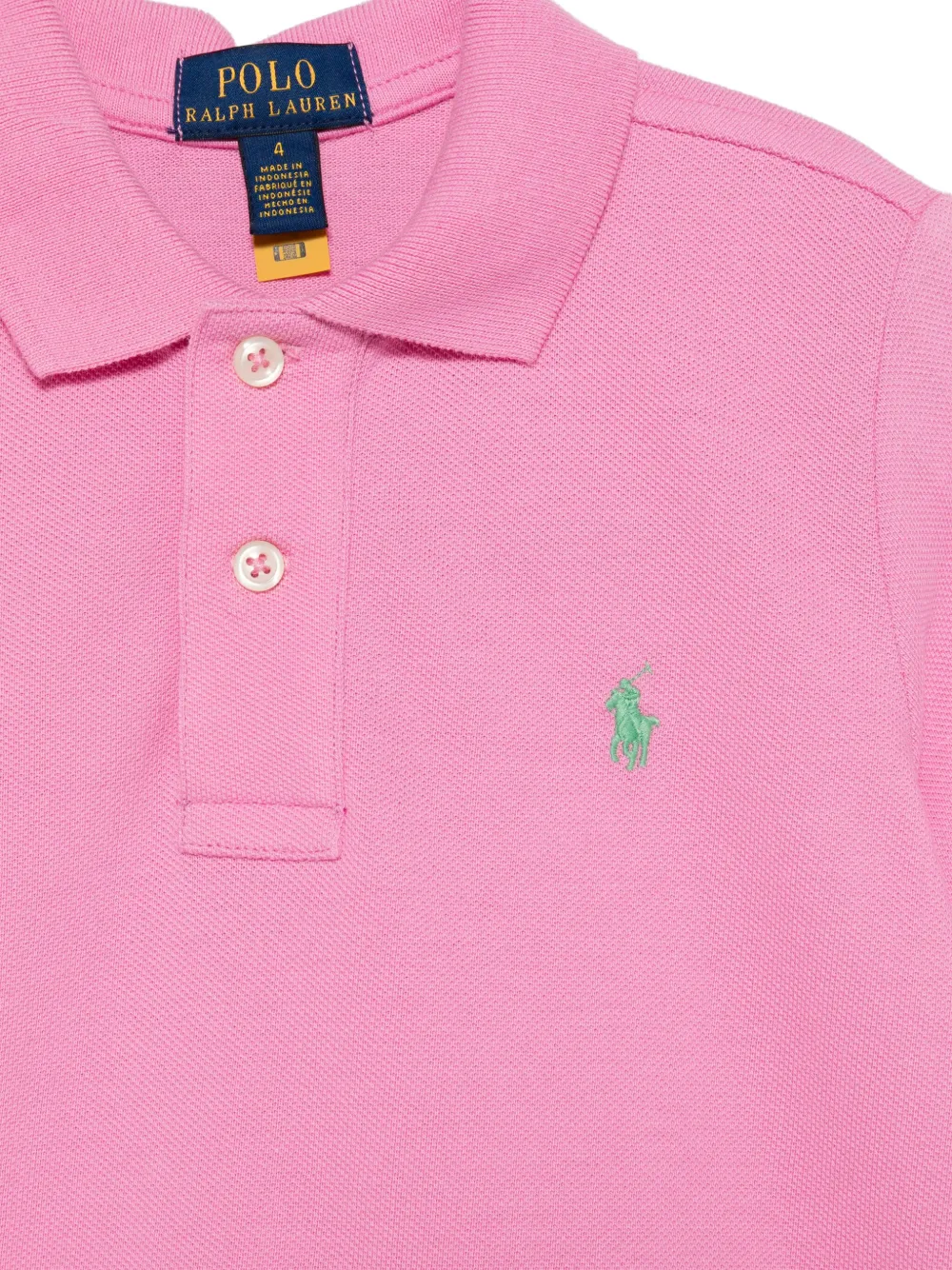 Рубашка поло Polo Pony POLO RALPH LAUREN KIDS, розовый — фото 3