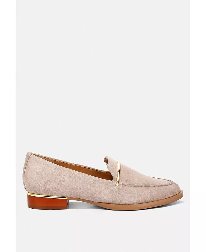 Женские лоферы Paulina Slip On из замши Rag & Co, загар/бежевый — фото 3