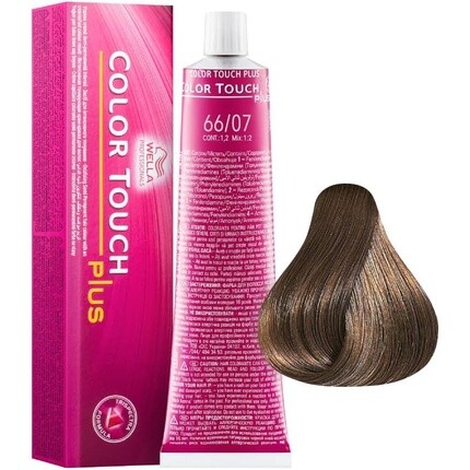 

Полуперманентная краска для волос Wella Professionals Touch Plus, номер 66/07, 1 шт.