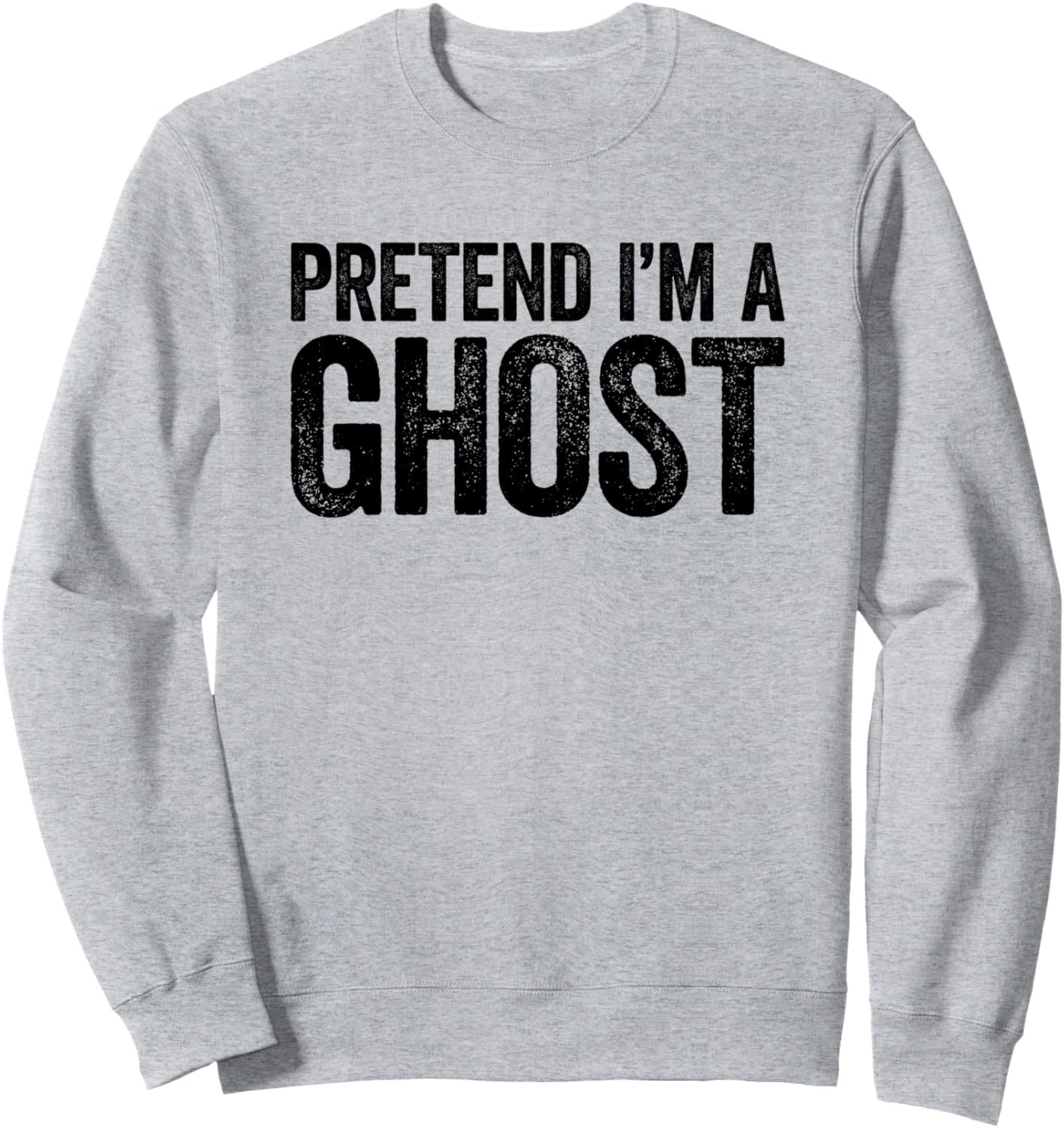 

Толстовка и толстовка с надписью «Притворись призраком», серые Pretend Im A Ghost Shirts