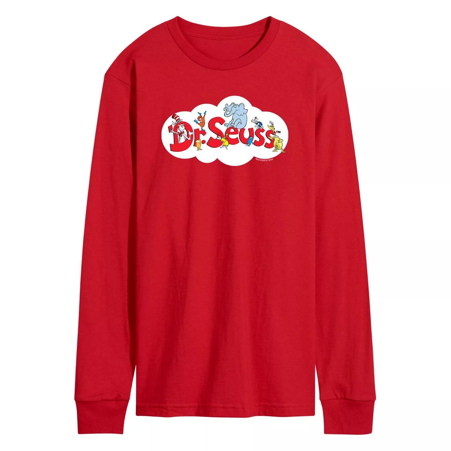 

Мужская футболка с логотипом Dr. Seuss Cloud Licensed Character