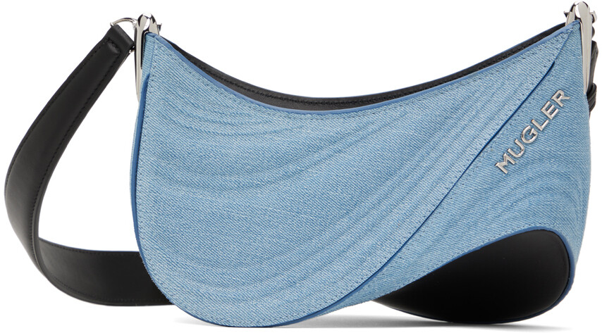 

Сумка-сюрприз Blue & Black Denim Spiral Curve 01 Mugler