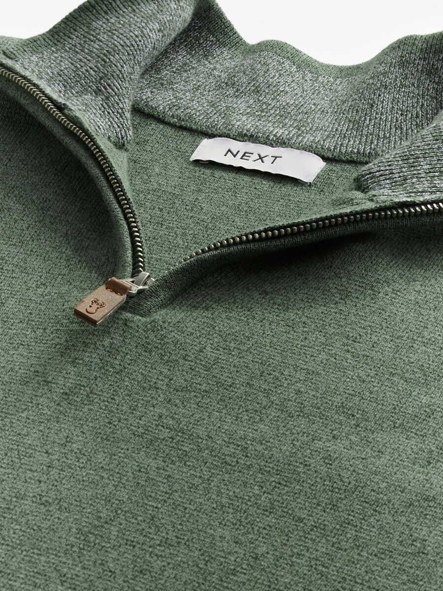 Водолазка Next Sweater, цвет mottled green — фото 4